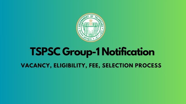 TSPSC Group 1 Notification