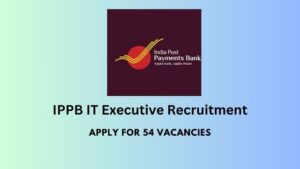 IPPB IT Executive Recruitment