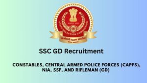 SSC GD Recruitment Notification