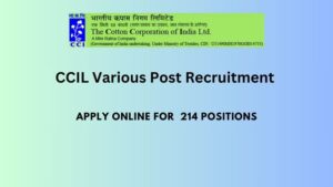 CCIL Various Post Recruitment